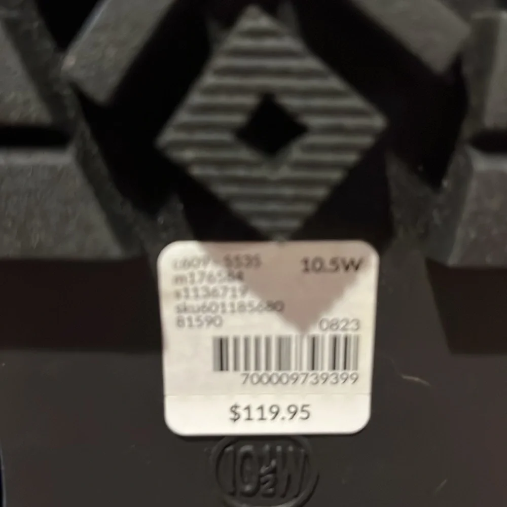 NWT Lane Bryant Leather Moto Boots size 10.5W. - Picture 3 of 9